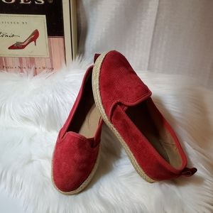 Clarks Danelly Rae Red loafers Sz 6